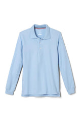 Abraar - Unisex Long Sleeve Pique Polo --- With Logo