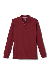 Long Sleeve Pique Polo