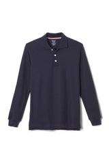 ASM - Unisex Long Sleeve Pique Polo --- With Logo
