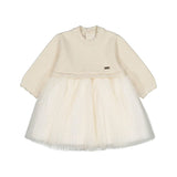 2858_Robe en tulle maille plissée