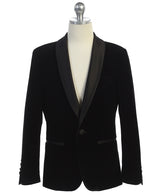 Velvet jackets are a part of suits for boys