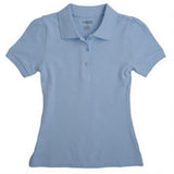 Girls Short Sleeve Stretch Pique Polo #NFT-SA9403 - Growing Kids