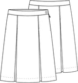 GIRLS PLUS PLAID KICK PLEAT SKIRT in 7 PLAIDS - Growing Kids