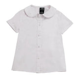 Top Short Sleeve Peter Pan Blouse #FT-SE9383 - Growing Kids