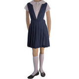 V-Neck Pleated Jumper #FT-1046G - Growing Kids
