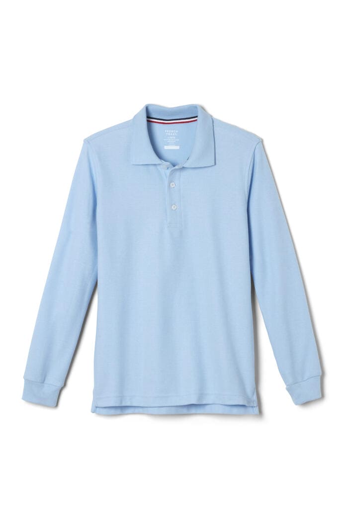 Abraar - Polo piqué unisexe à manches longues --- avec logo 