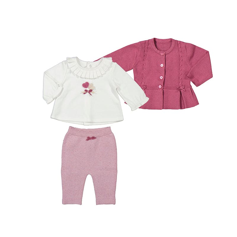 2742_Ensemble legging en tricot pour fille 