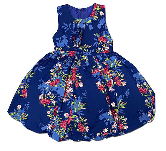 JE007 - Robe à imprimé fleuri