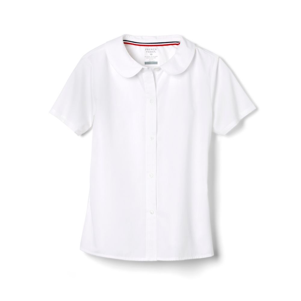 Girls Short Sleeve Peter Pan Blouse SE9383 - ADC-R