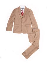 Boys 5pcs Suits - Tan