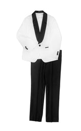 AKST2502- Boys Black Tux