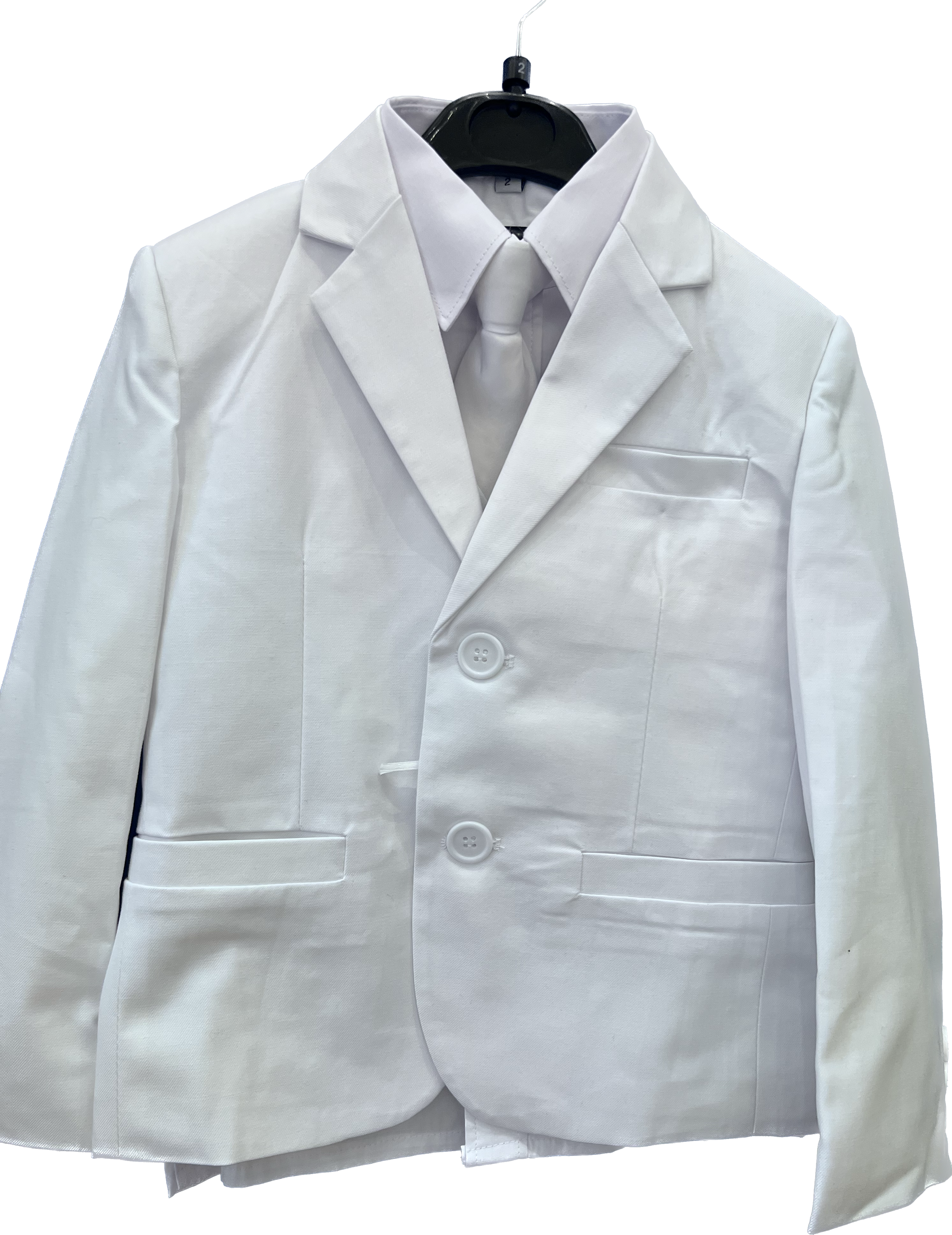 FK8041 - Boys 5pcs Suits - White