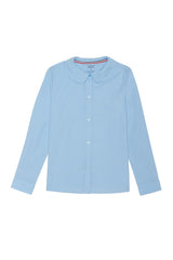 Aasees - Long Sleeve Peter Pan Blouse #FT-SE9384 - Growing Kids