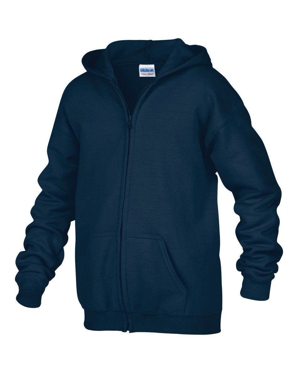 Chesterton - Unisex SM-185B GILDAN FULL ZIP HOODED SWEATSHIRT - Growing Kids