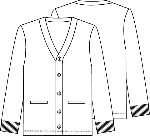 ADULT & YOUTH UNISEX CARDIGAN SWEATER 5643 - Growing Kids