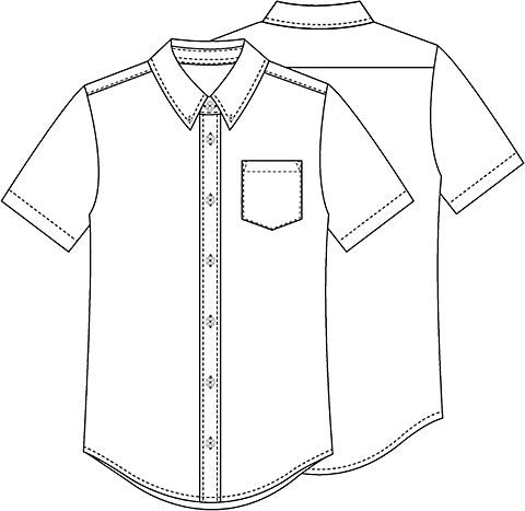 MEN'S & YOUTH SHORT SLEEVE OXFORD SHIRT 5760 - Growing Kids
