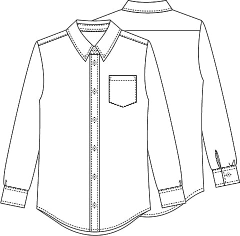 MEN'S & YOUTH LONG SLEEVE OXFORD SHIRT 5765 - Growing Kids
