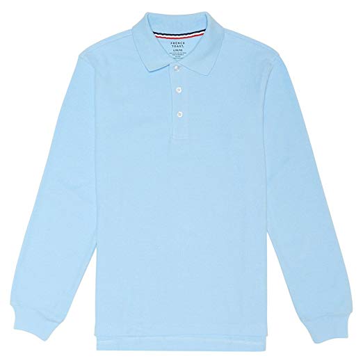 Abraar - Unisex Long Sleeve Pique Polo - Growing Kids