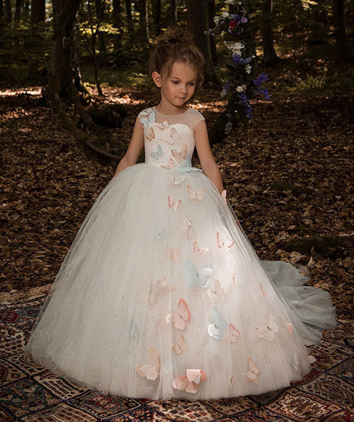 Kids fancy gown outlet