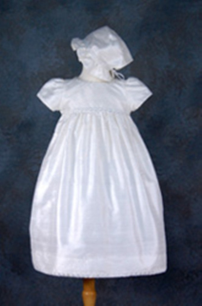 N-GG3419m-Silk Long Christening Dress - Growing Kids