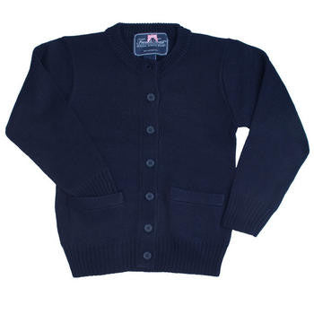 OMS- Girls Crew Neck Cardigan #Ft - Growing Kids