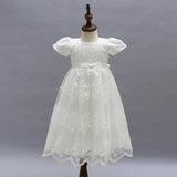 High Quality Baby Girls Princess Dress Christening Gown Dresses Infantis for Newborn Birthday Party Baptism - Growing Kids