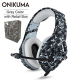 Luca's ONIKUMA K1 PS4 Gaming Headset casque Wired PC Stereo Earphones Headphones with Microphone for New Xbox One/Laptop Tablet Gamer - Growing Kids