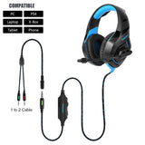 Luca's ONIKUMA K1 PS4 Gaming Headset casque Wired PC Stereo Earphones Headphones with Microphone for New Xbox One/Laptop Tablet Gamer - Growing Kids