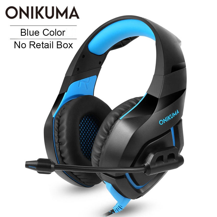 Luca's ONIKUMA K1 PS4 Gaming Headset casque Wired PC Stereo Earphones Headphones with Microphone for New Xbox One/Laptop Tablet Gamer - Growing Kids