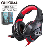 Luca's ONIKUMA K1 PS4 Gaming Headset casque Wired PC Stereo Earphones Headphones with Microphone for New Xbox One/Laptop Tablet Gamer - Growing Kids