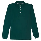 Long Sleeve Pique Polo - Growing Kids