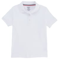 Adv -  Girls Short Sleeve Interlock Polo #FT-SA9423 - Growing Kids