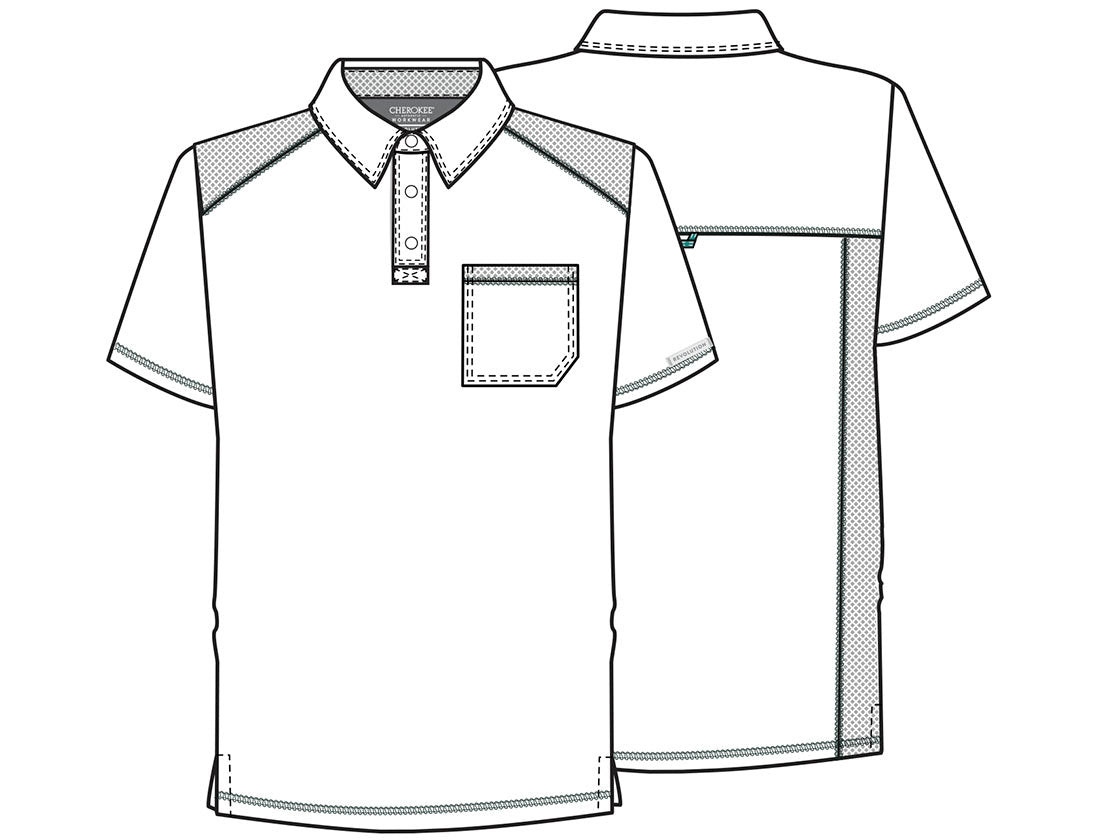 Men's Polo Shirt in Red WW Revolution WW615 RED
